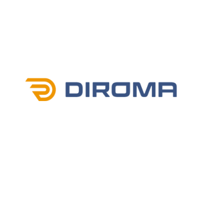 Diroma-White Simple Letter M Logo